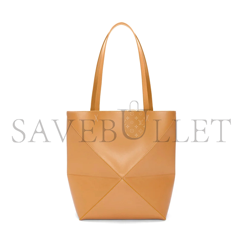 L0ew* medium puzzle fold tote in shiny calfskin a657g50x01 04 (31.5*25.5*14.5cm)